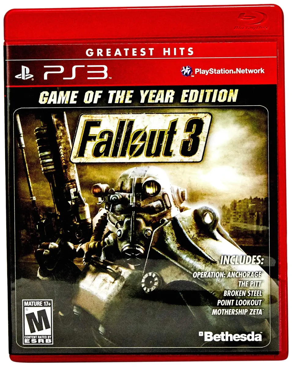 Bethesda Fallout 3 Game of the Year Edition PlayStation 3 Disc | Includes 5 DLC Packs - main product image