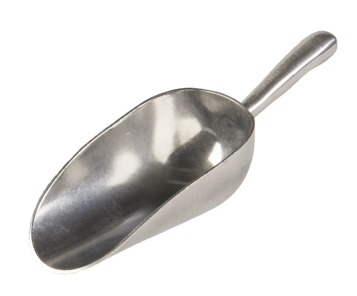 Update International 58 oz Aluminum Scoop | Durable Cast Aluminum Kitchen Tool - main product image