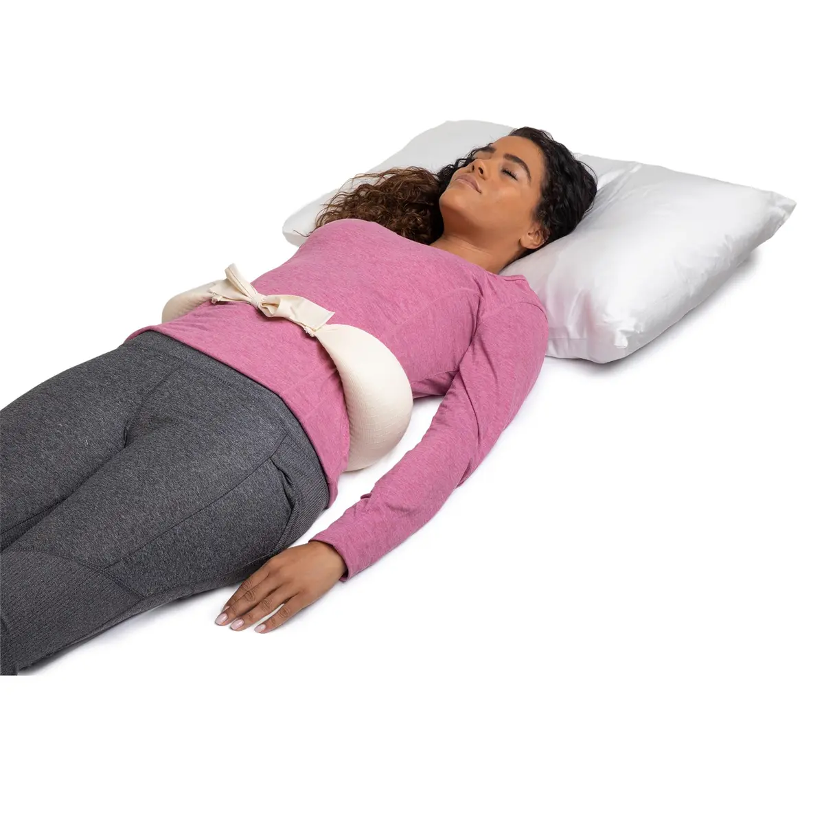 OPTP The Original McKenzie Night Roll Lumbar Support Pillow XS (28" Length, 3.5" Diameter) | Supports Spine for Side Sleepers - view 7