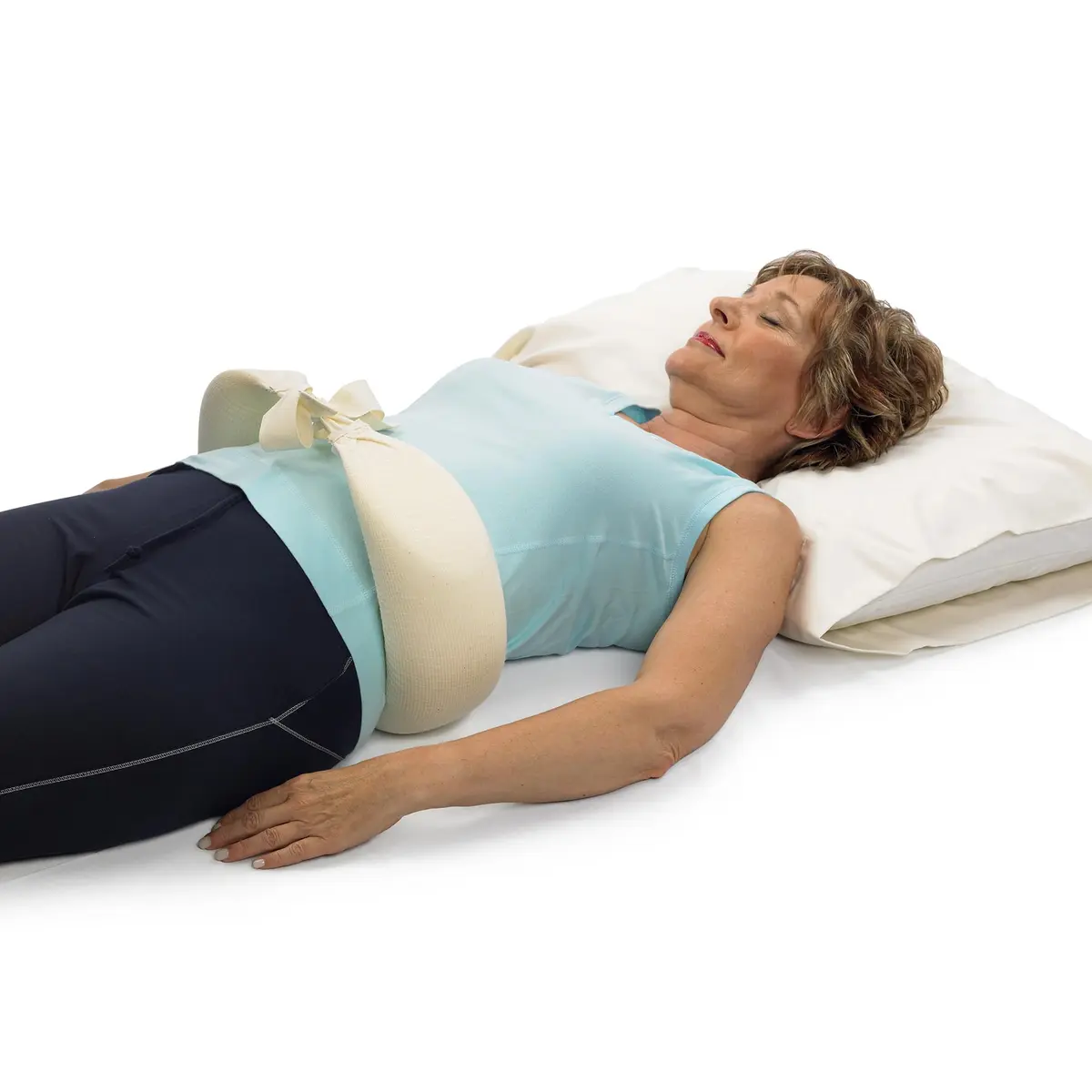 OPTP The Original McKenzie Night Roll Lumbar Support Pillow XS (28" Length, 3.5" Diameter) | Supports Spine for Side Sleepers - view 2