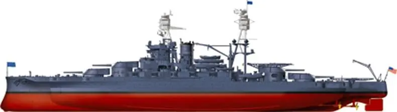 Hobby Boss USS Arizona BB-39 Model Building Kit 27.4 cm (10.8") | 1/700 Scale Watercraft Model - view 4