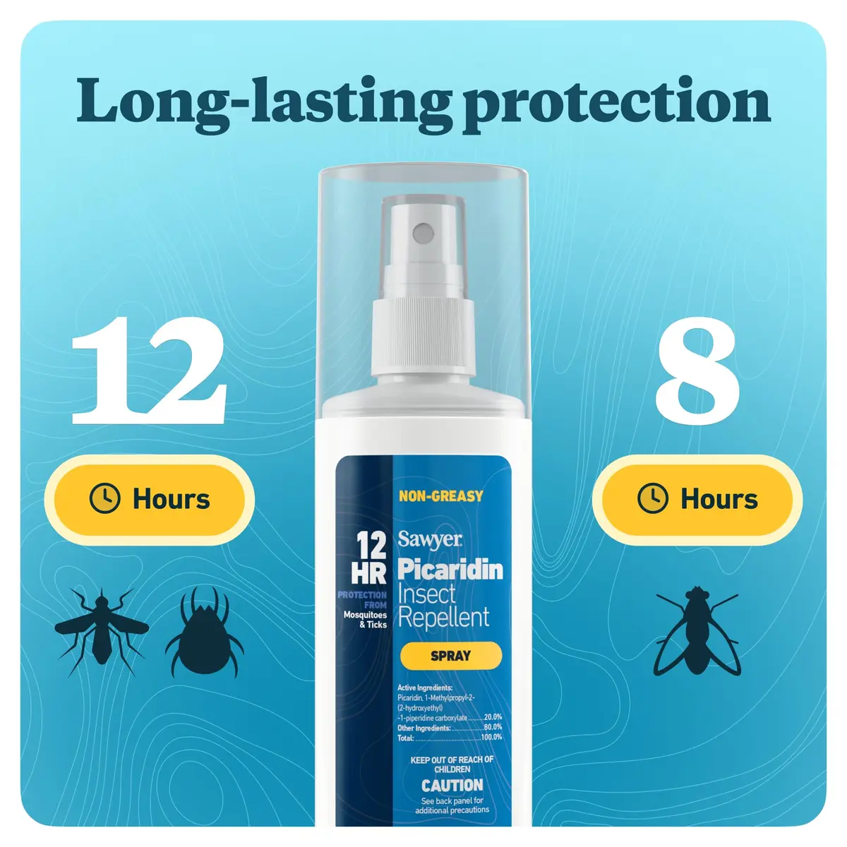Sawyer Premium Insect Repellent with 20% Picaridin | Effective Mosquito & Tick Protection (3 Fl Oz) - view 6