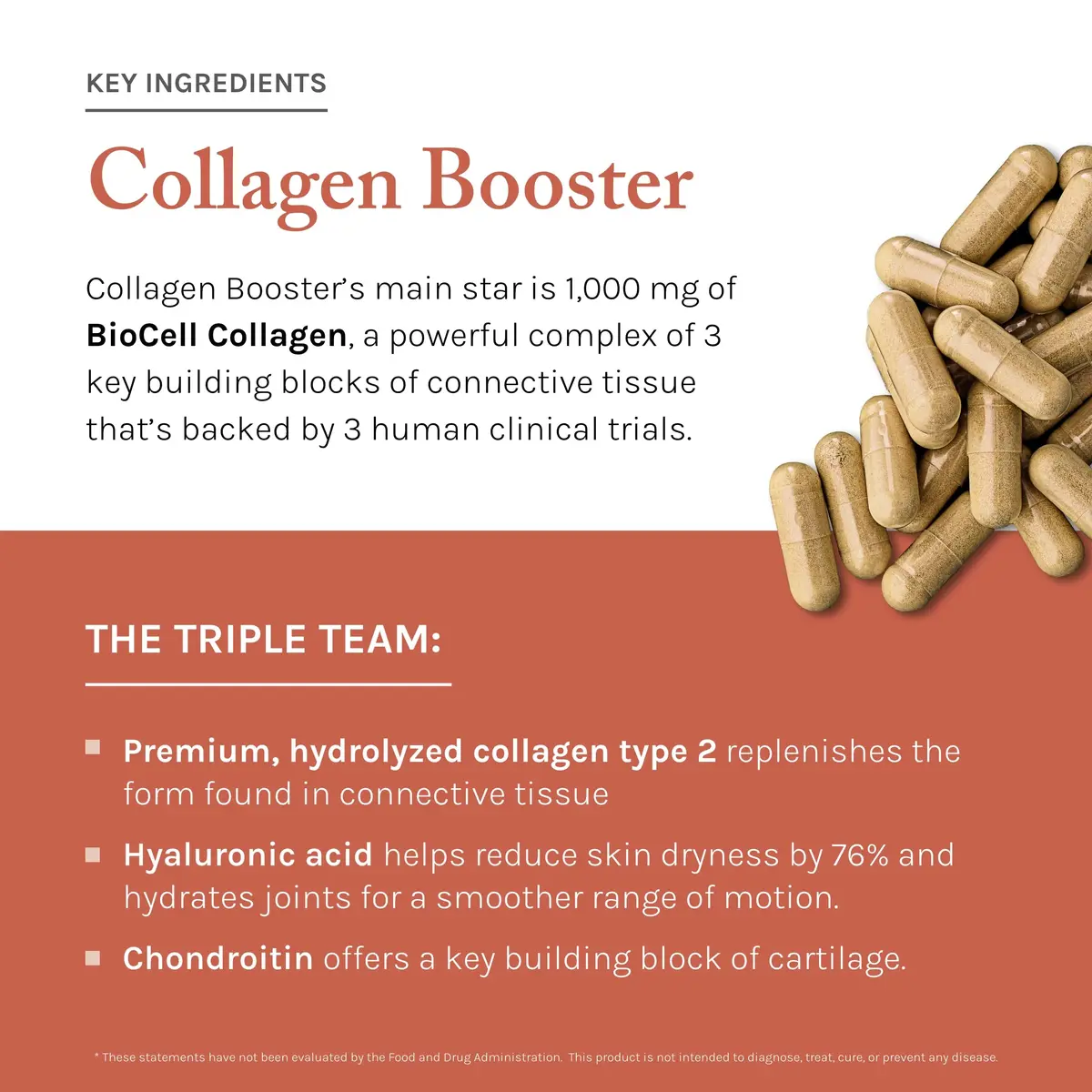 Reserveage Nutrition Collagen Booster, 60 Capsules | Supports Skin & Joints, Gluten-Free, Non-GMO - view 5
