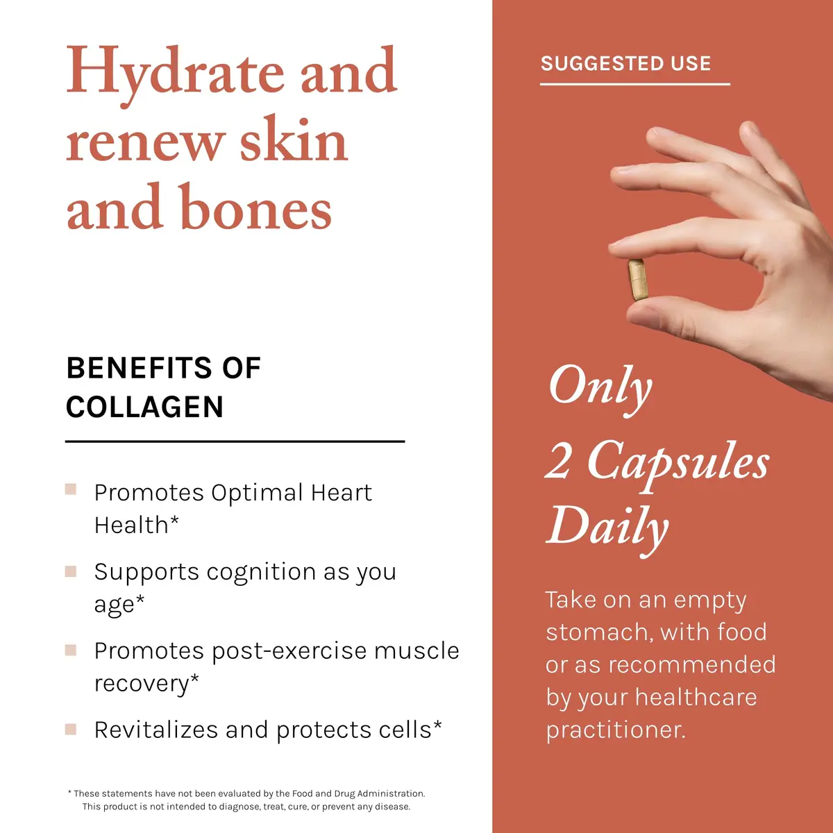 Reserveage Nutrition Collagen Booster, 60 Capsules | Supports Skin & Joints, Gluten-Free, Non-GMO - view 4