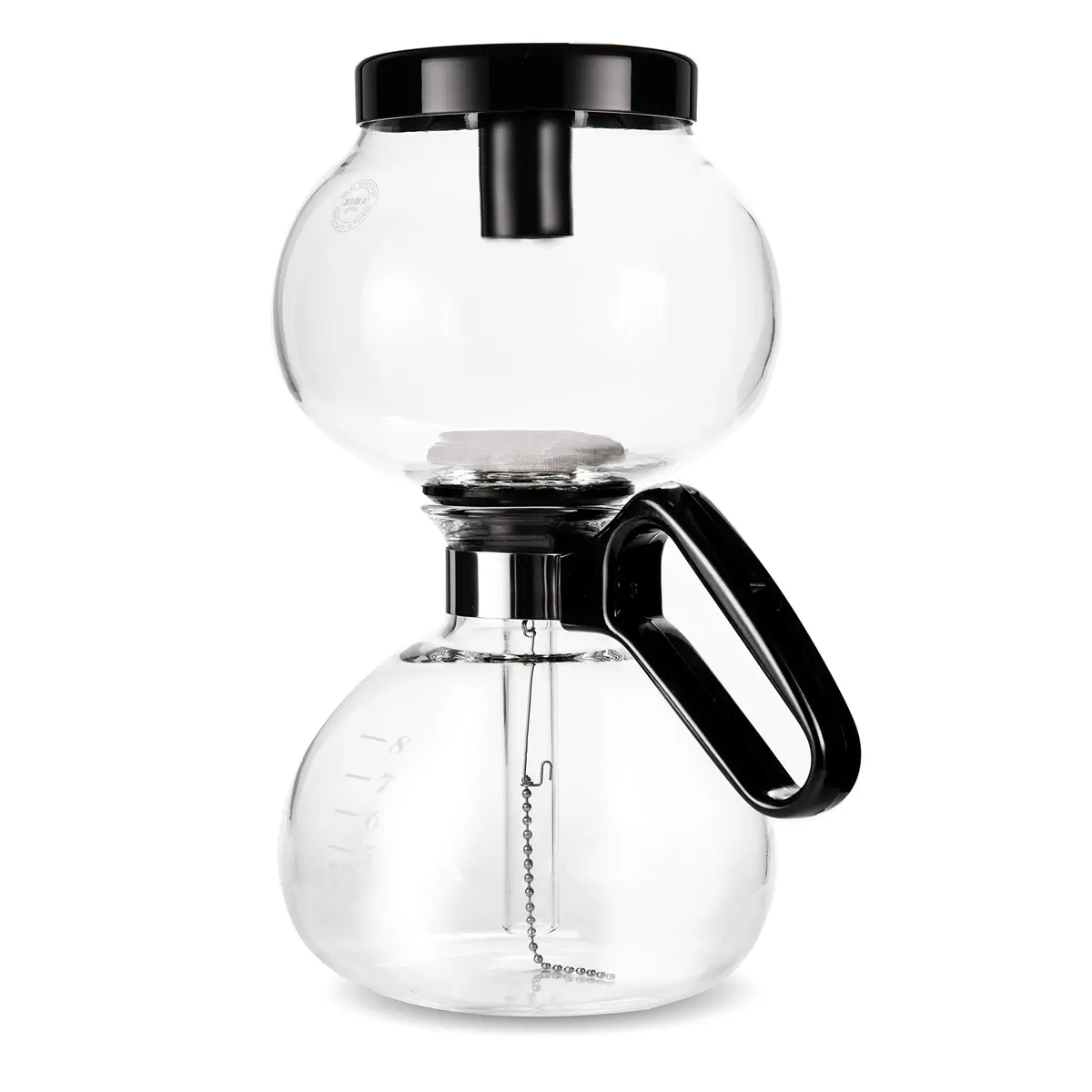 Yama Glass 8-Cup Stovetop Siphon Coffee Maker, 24 Oz Vacuum Brew, Heat-Resistant Borosilicate Glass - view 2