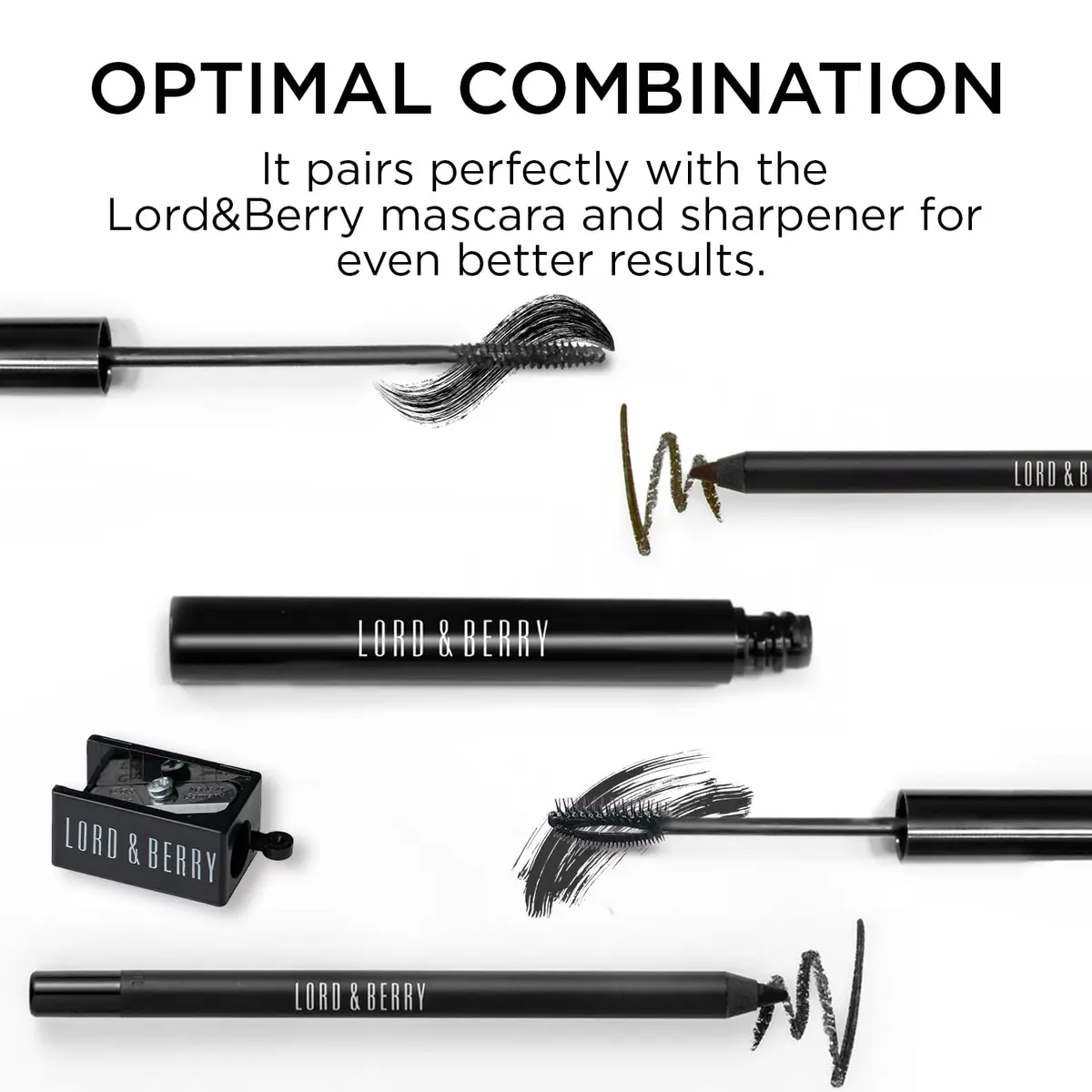 Lord & Berry SMUDGEPROOF Eye Liner - Soft & Creamy VEGAN Formula, Long Lasting Waterproof Pencil, Easy to Use Eye Makeup (1 Count) - view 8