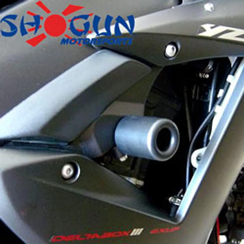 Shogun Motorsports Black No Cut Frame Sliders for Yamaha YZF-R1 2002-2003 | USA Made - view 2