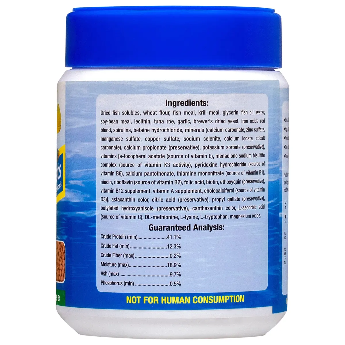Ocean Nutrition Tropical Fish Food Soft Moist Sinking Pellets 200 g (7 oz) | High Protein 41% Guppy Food - view 2
