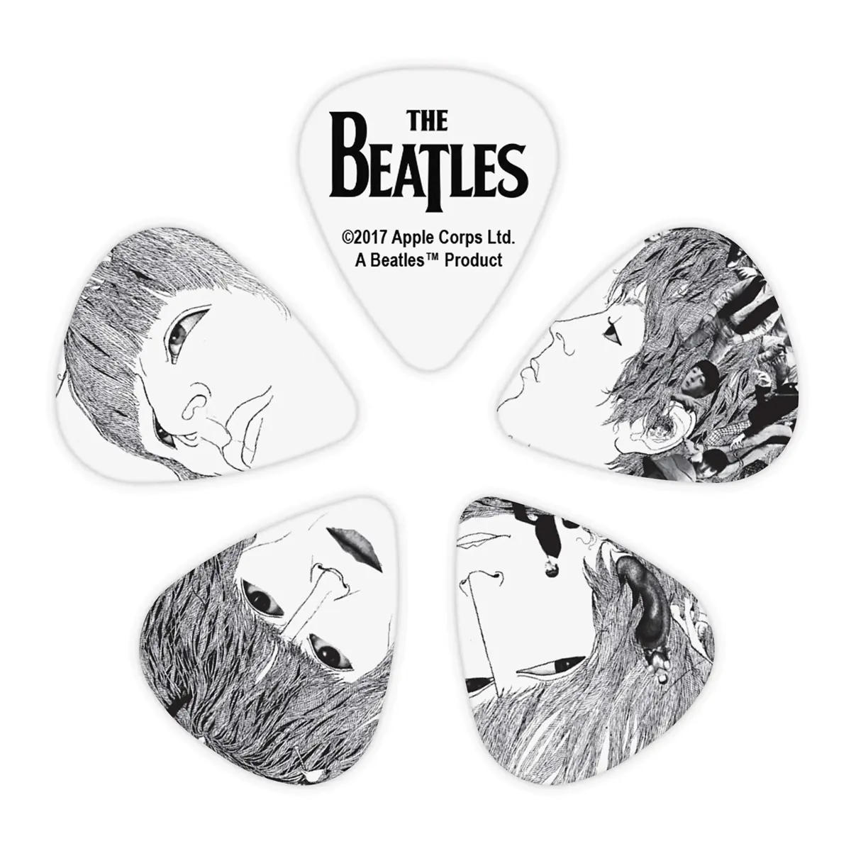 D'Addario Beatles Revolver Guitar Picks - Heavy Gauge Plectrums for Guitarists - view 2