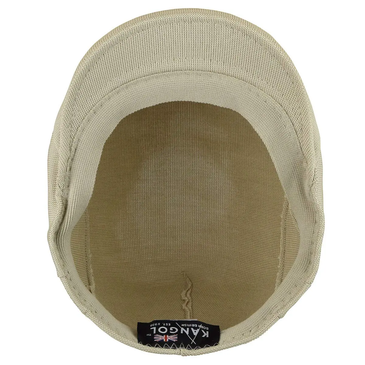 Kangol Tropic 507 Flat Cap Beige Small | Classic Street Style with Ergonomic Fit - view 6