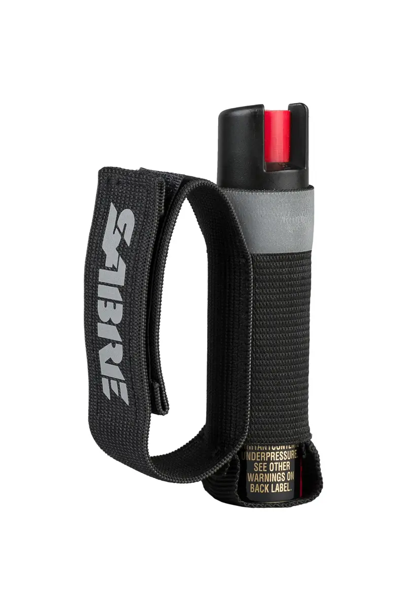 SABRE Runner Pepper Gel Spray for Running, Walking & Personal Safety | 0.67 Fl Oz | Focused Stream, 16 ft Range, Reflective Strap - main product image