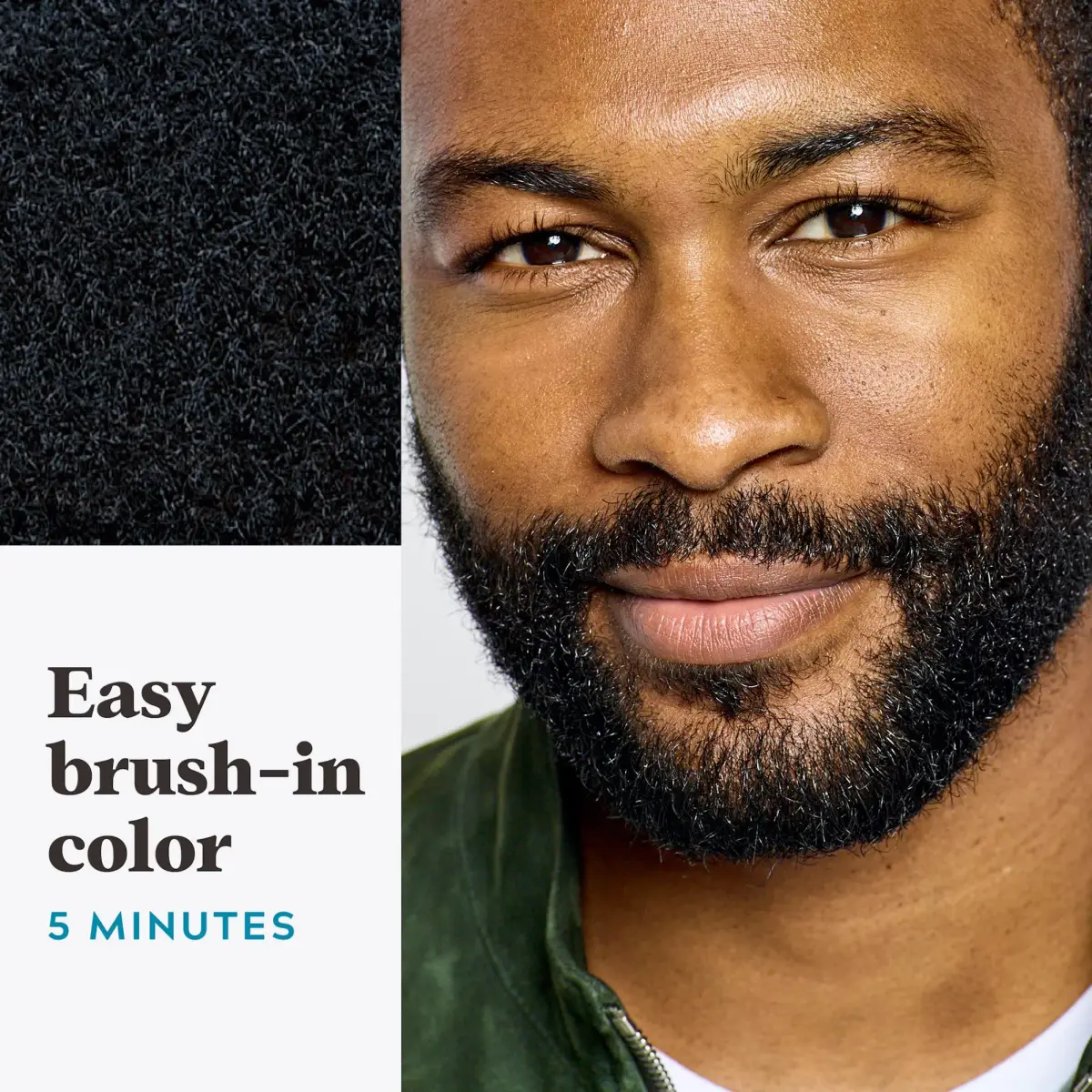 Just For Men Mustache & Beard Dye, Jet Black M-60 (68g / 2.4oz) | Ammonia-Free Facial Hair Color - view 4