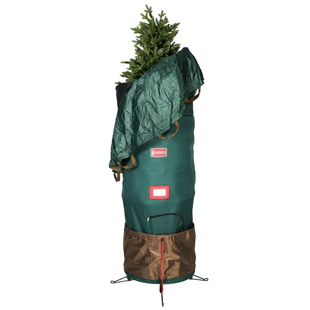TreeKeeper Upright Christmas Tree Storage Bag Fits Up to 9 Ft Tall | Space-Saving, No Disassembly, Heavy Duty Handles - main product image