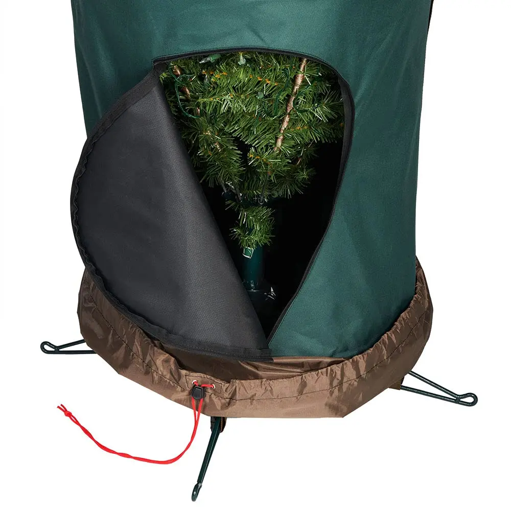 TreeKeeper Upright Christmas Tree Storage Bag Fits Up to 9 Ft Tall | Space-Saving, No Disassembly, Heavy Duty Handles - view 8