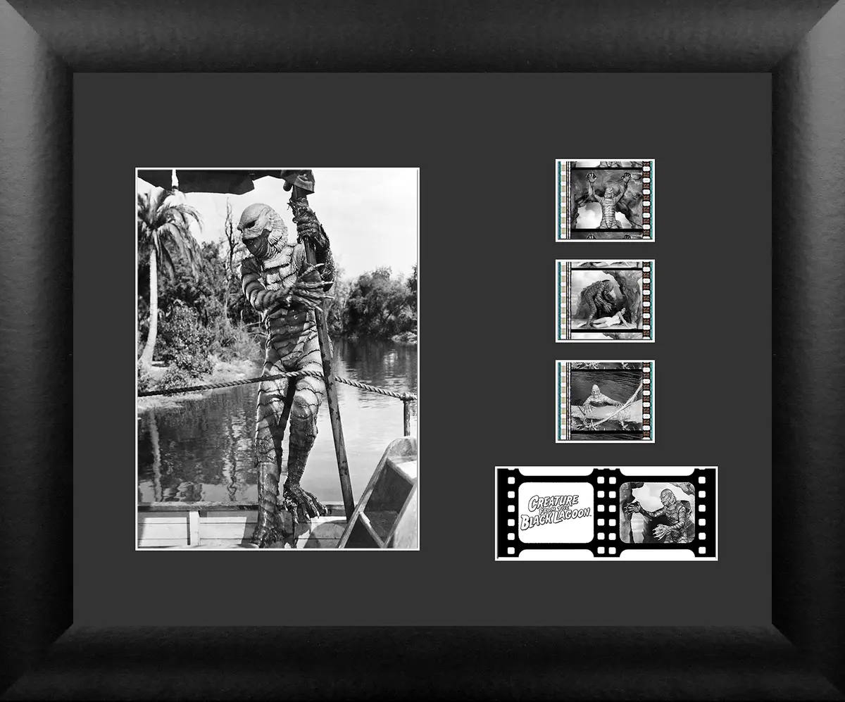 FILMCELLS Creature Black Lagoon Wall Art | 13 x 11 Framed Horror Collectible - main product image