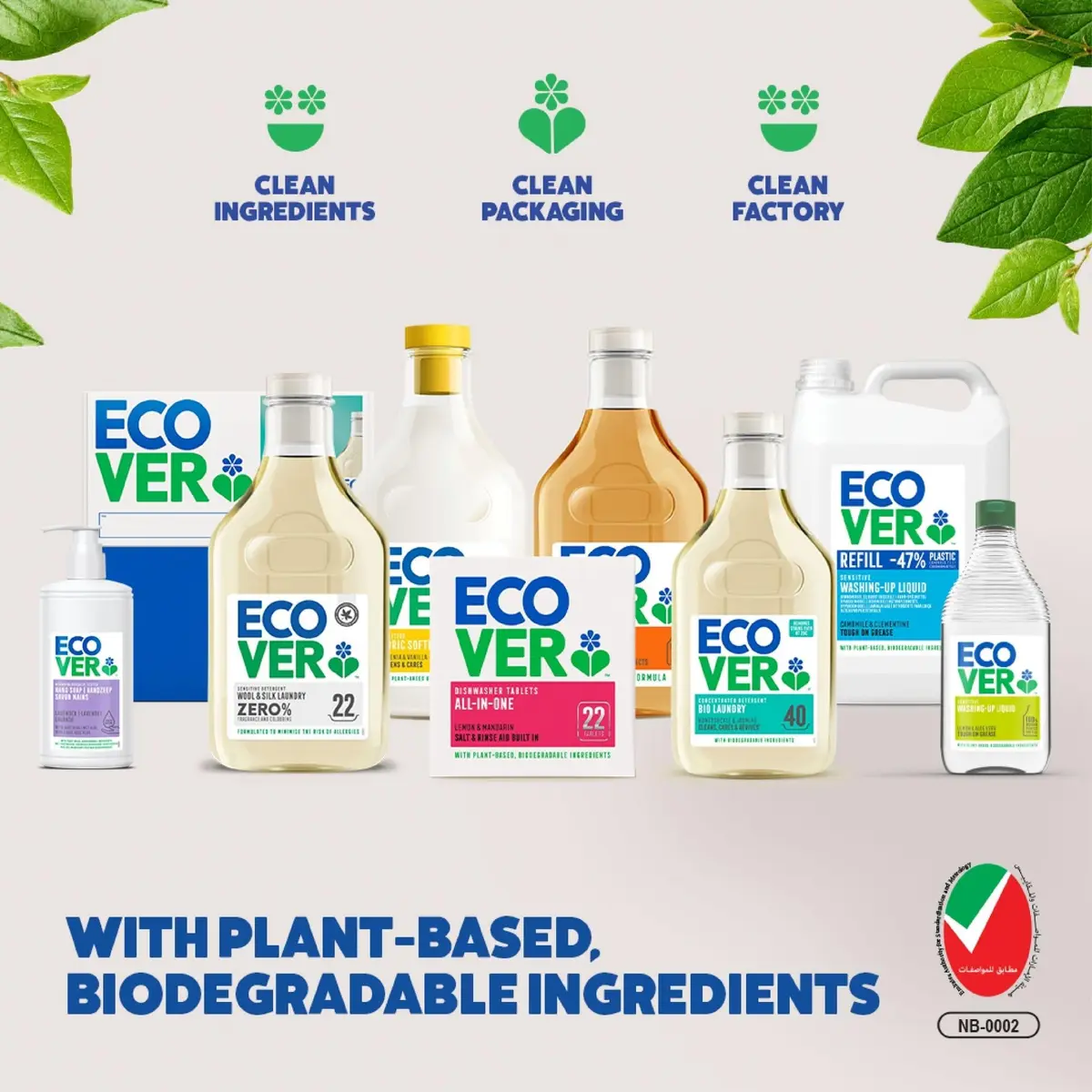 Ecover All Purpose Cleaner 1L | Biodegradable, Lemon Scent, Recycled Bottle - view 3