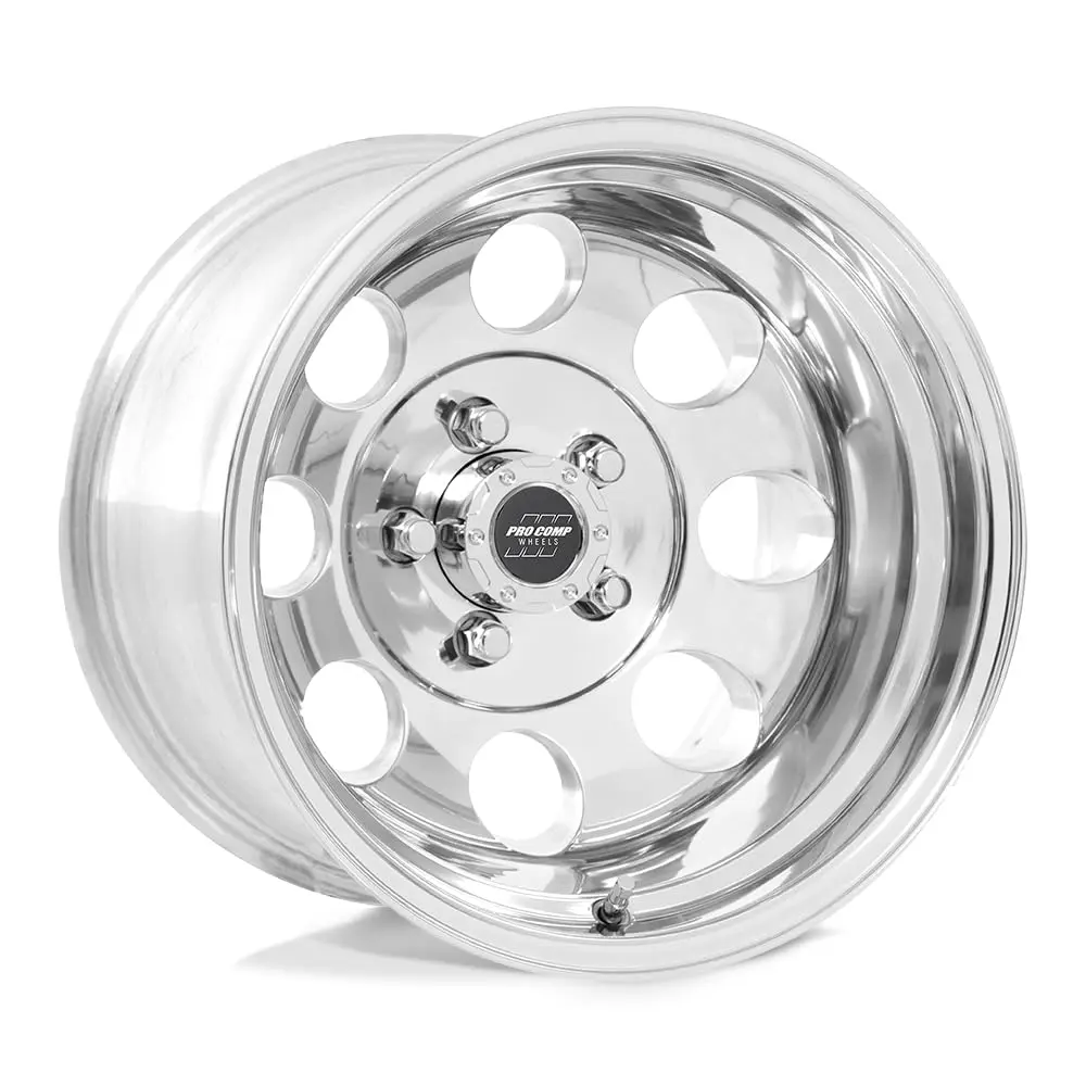 PRO COMP VINTAGE 16X8 8X165.1 4.5 0mm POLISHED Alloy Steel Wheel | 16 Inch, 8 Width, 8X165.1 Bolt Pattern - main product image