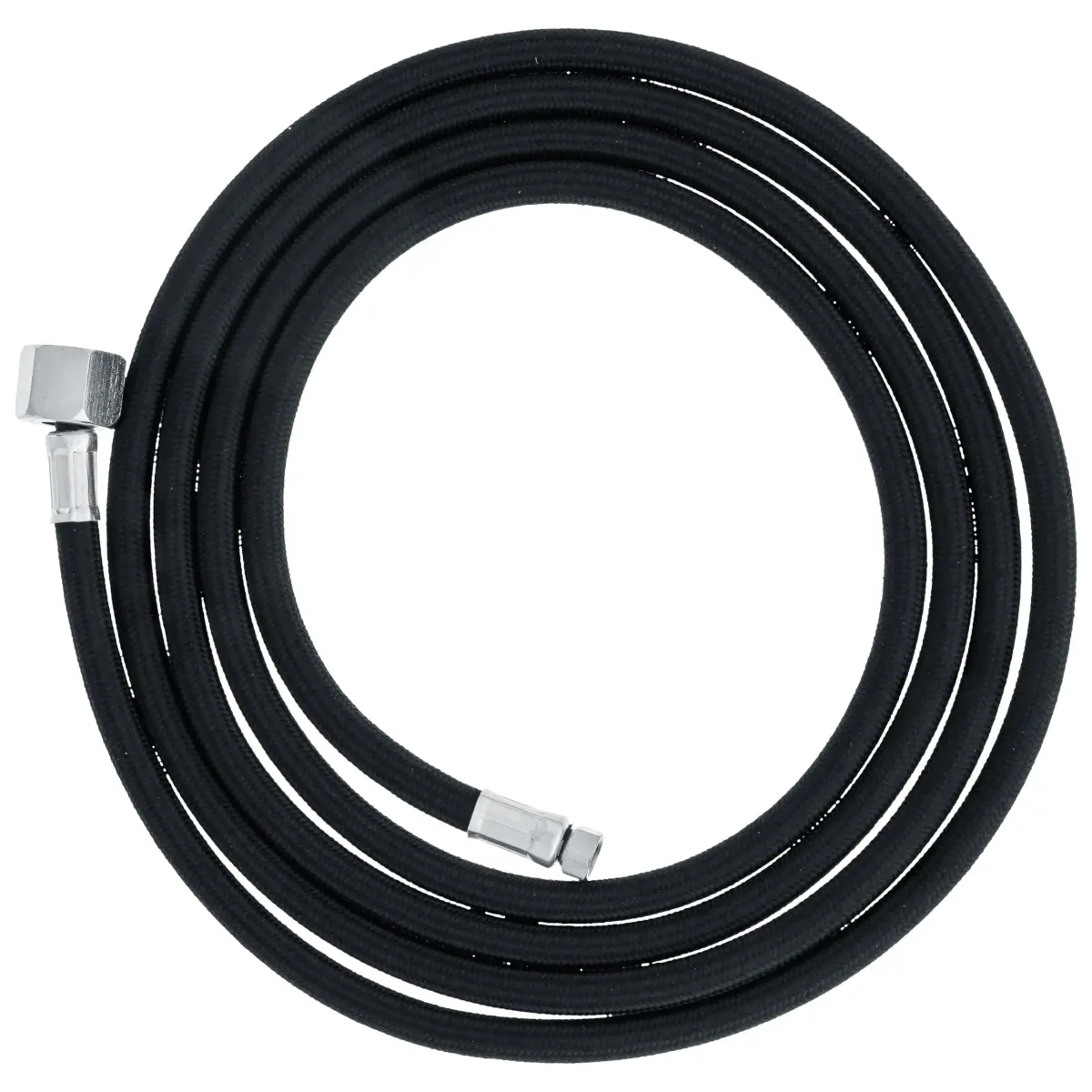 Master Airbrush 6 Foot Braided Airbrush Hose | Nylon Braided, 1/4" NPT Paasche Female to 1/4" BSP Female Fittings - main product image