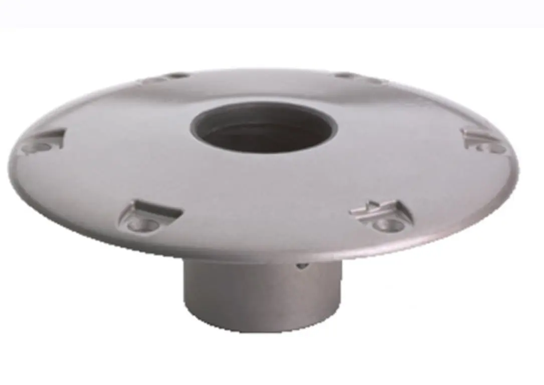 attwood 238 Series Socket Base Aluminum 9" Round | Interchangeable, Corrosion-Resistant - main product image