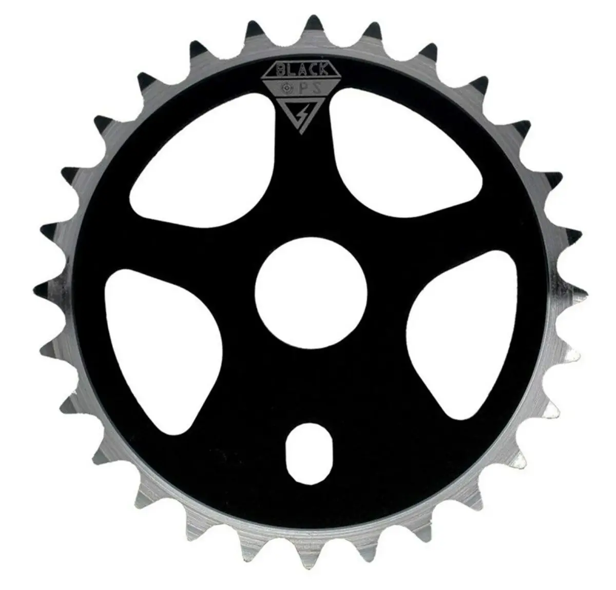 Black Ops Micro Drive BMX Chain Ring 28t (1/8") | CNC Machined 6061-T6 Alloy - main product image