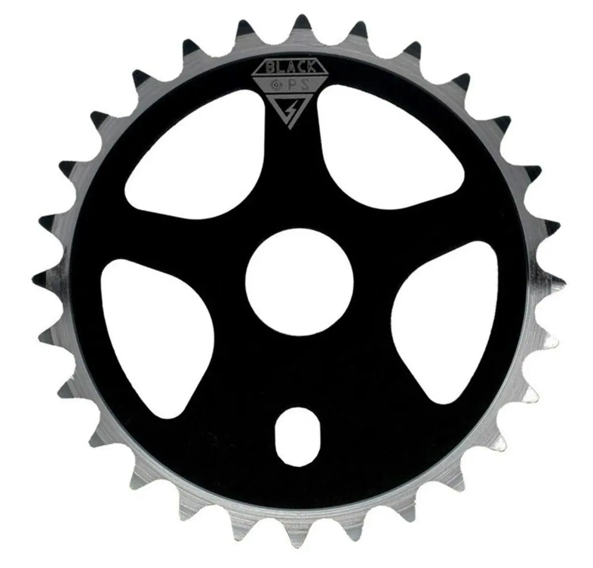 Black Ops Micro Drive BMX Chain Ring 28t (1/8") | CNC Machined 6061-T6 Alloy - view 2