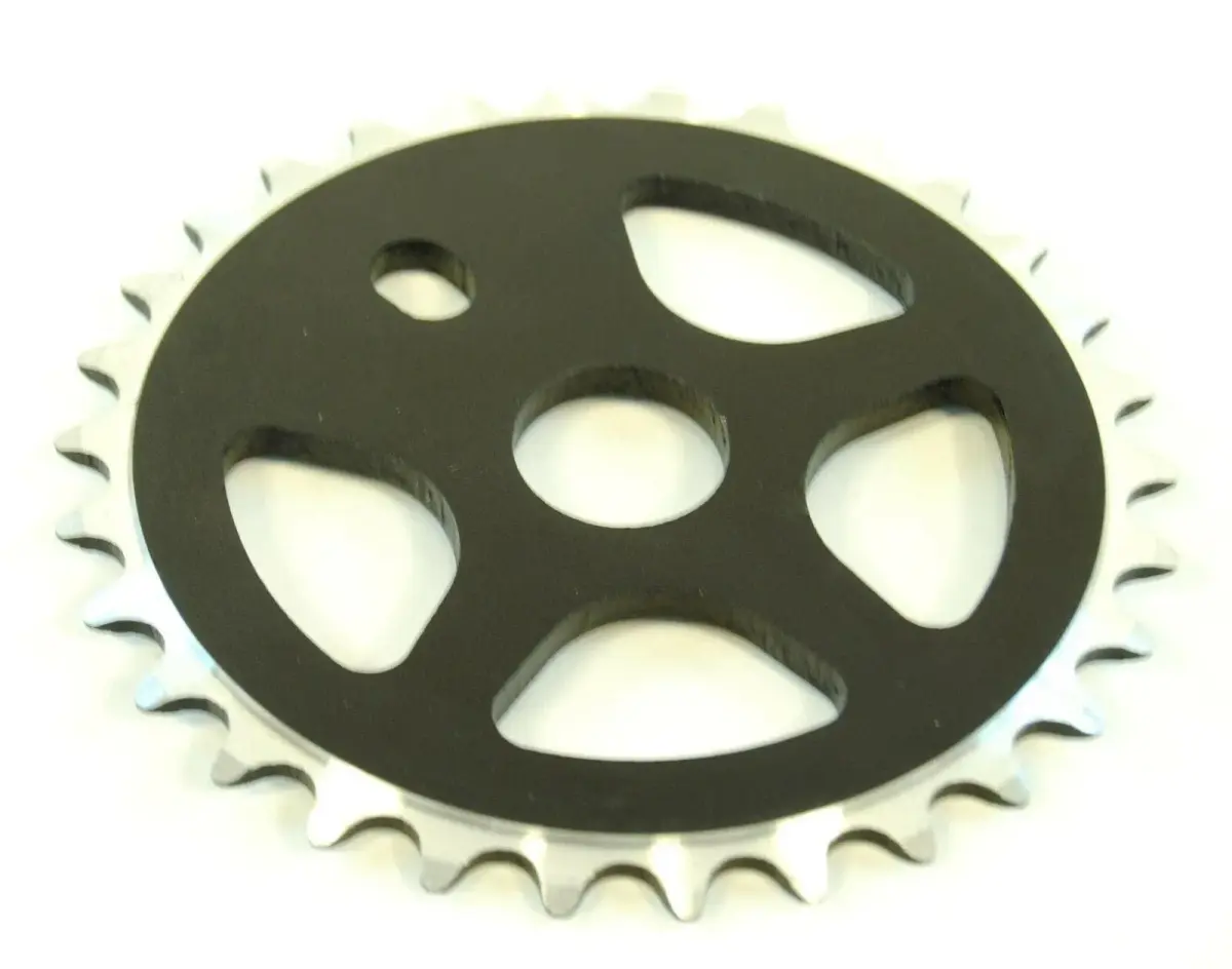 Black Ops Micro Drive BMX Chain Ring 30t Black | 1/8" Quiet Drive Technology - view 5
