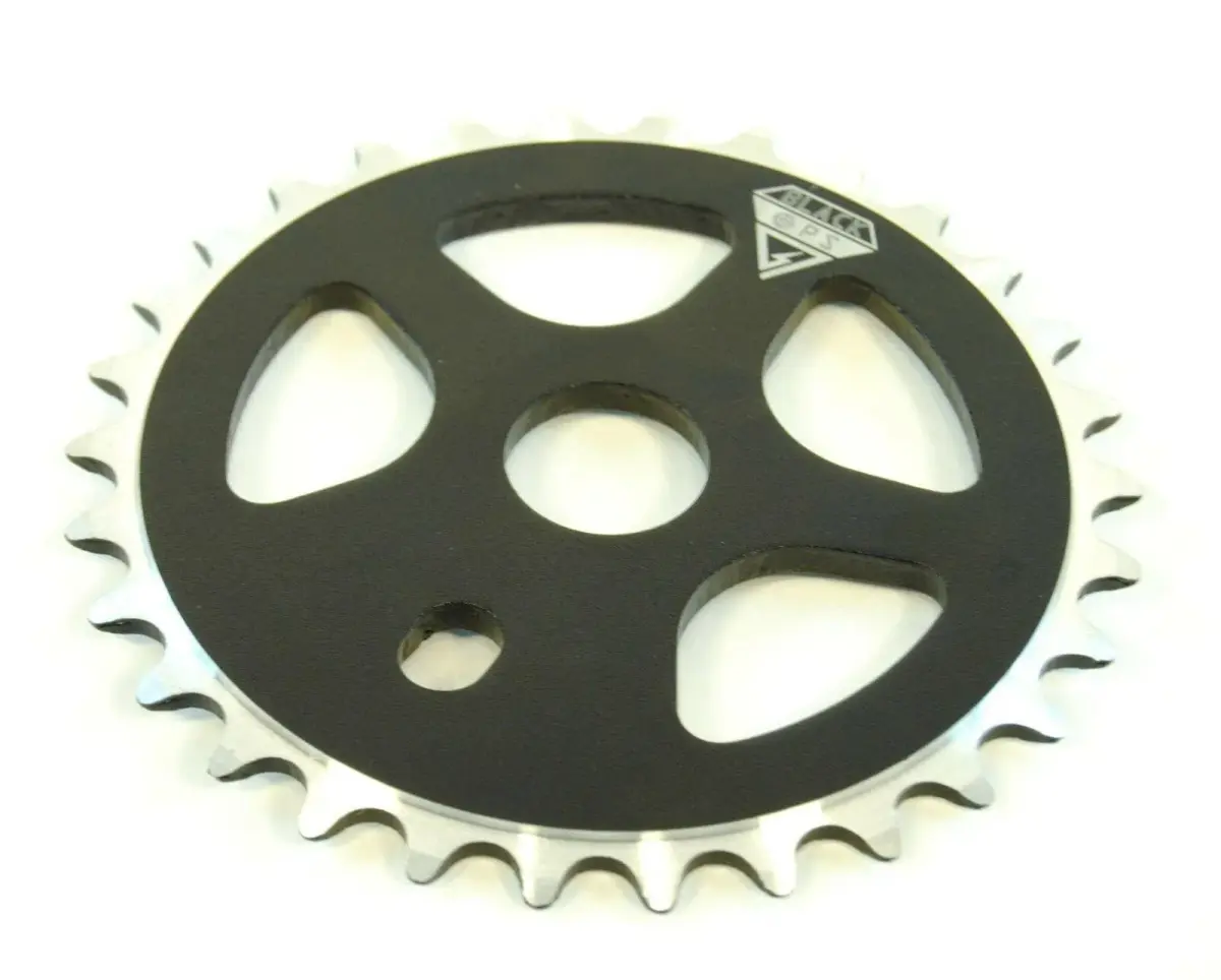 Black Ops Micro Drive BMX Chain Ring 30t Black | 1/8" Quiet Drive Technology - view 2