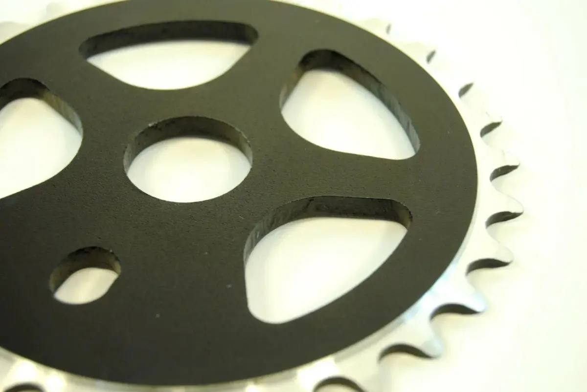 Black Ops Micro Drive BMX Chain Ring 30t Black | 1/8" Quiet Drive Technology - view 4
