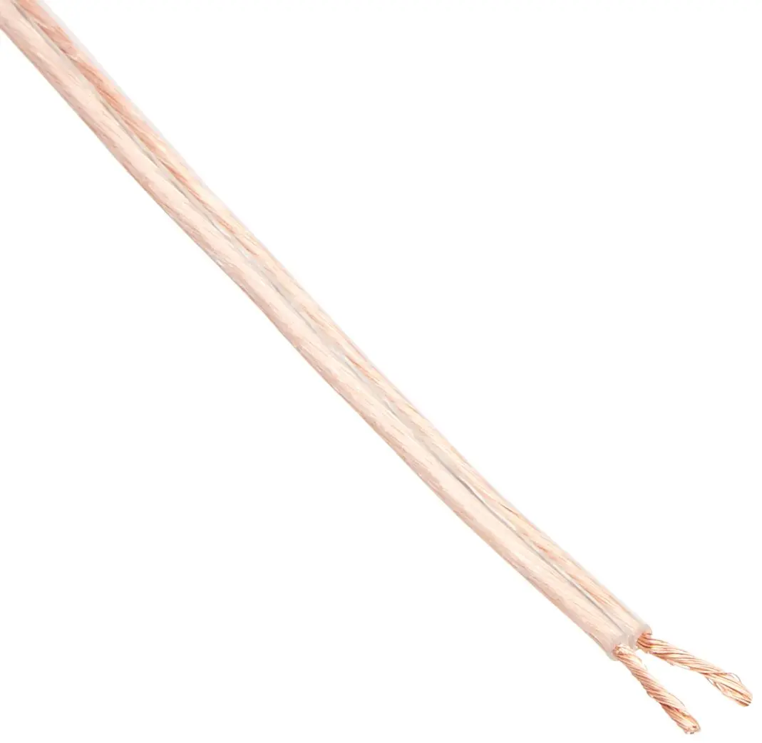 RCA 18-Gauge Speaker Wire 100 Feet Copper-colored | 18 gauge, 100 ft spool for audio setup - main product image