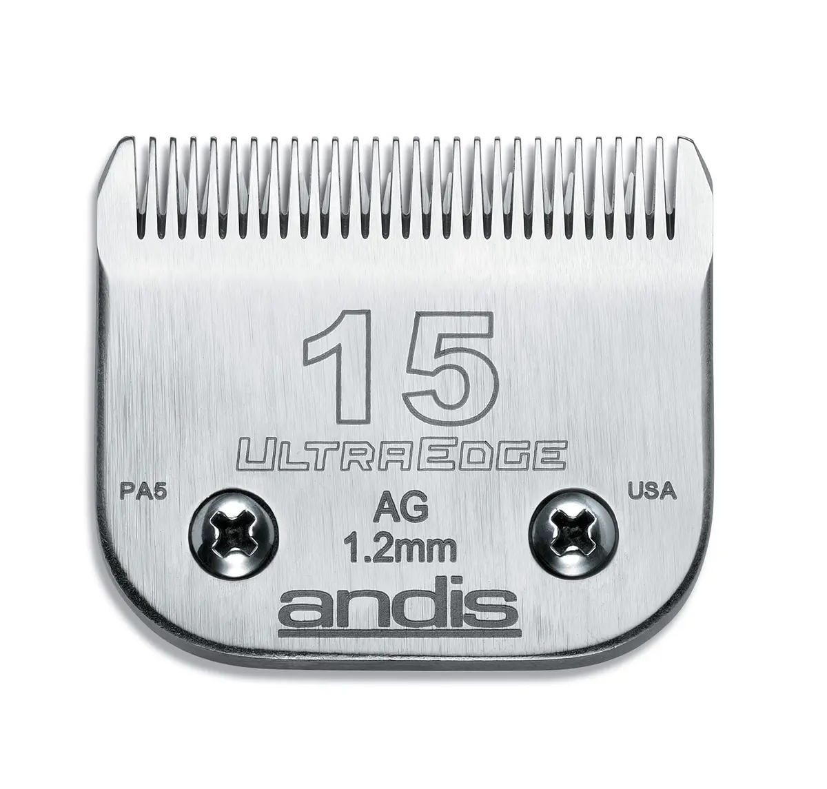 Andis UltraEdge Detachable Blade 15 Blade (Pack of 1) Carbon Steel | Professional Grooming Performance - main product image