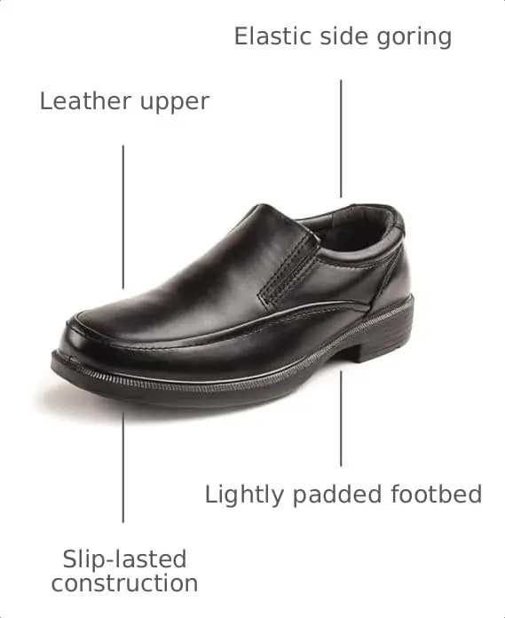 Deer Stags Brooklyn Slip On Leather Loafer 11 W US | Classic Casual Men’s Shoe - view 4