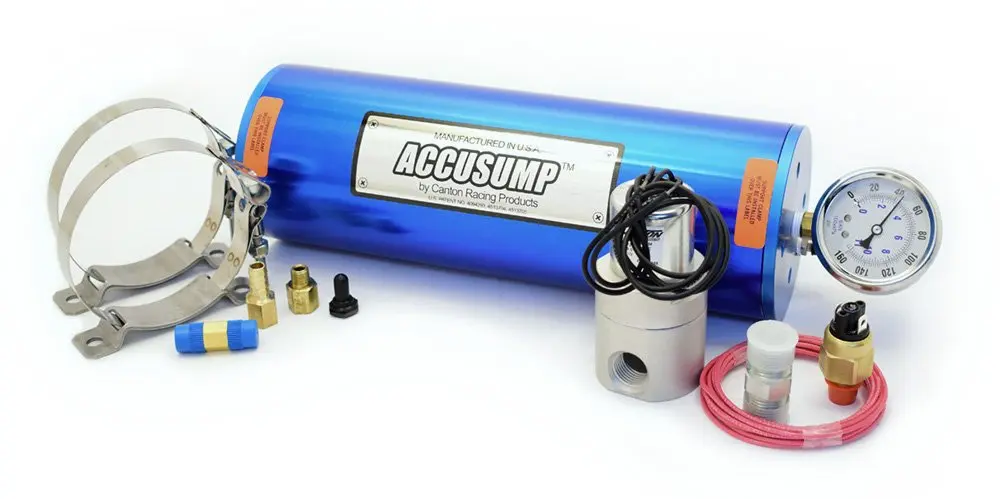 Canton Racing Products 24-126 Accusump Marine Oil Accumulator 1 Pack | 2 Quart Pre-Oiling Surge Control - main product image