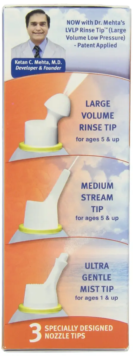 NeilMed NasaMist All in One Multi Purpose Saline Spray 186ml (6.3 Fl Oz) | Soothes, Moisturizes, Cleanses Nasal Passages - view 4