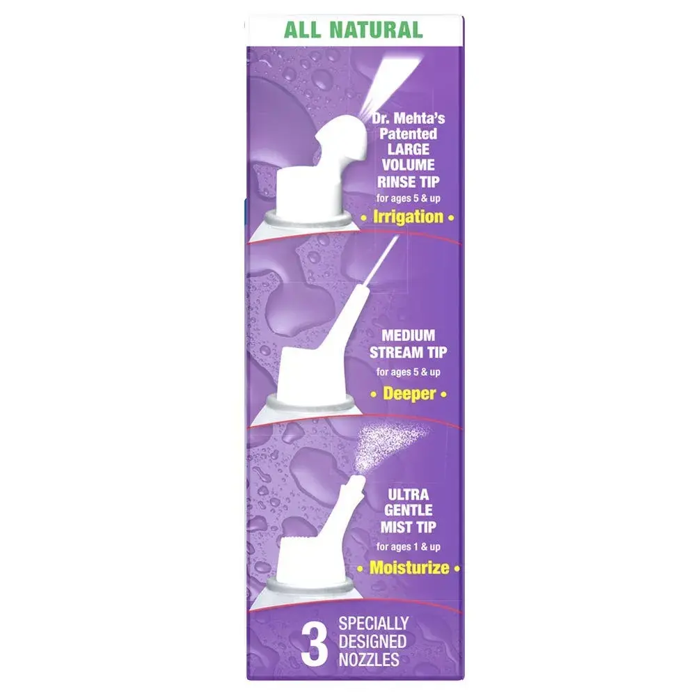 NeilMed NasaMist All in One Multi Purpose Saline Spray 186ml (6.3 Fl Oz) | Soothes, Moisturizes, Cleanses Nasal Passages - view 2