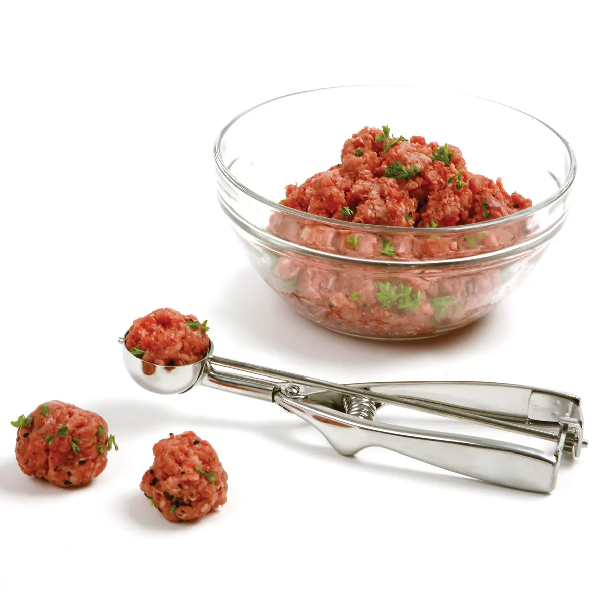 Norpro Stainless Steel Scoop 39MM | Precise Portion Control for Ice Cream & Baking - view 2