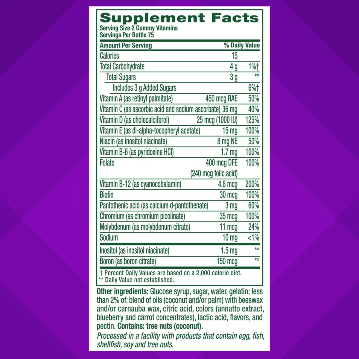 Vitafusion MultiVites Gummy Multivitamins for Adults 150 Count (75 Day Supply) | America's #1 Gummy Vitamin Brand - view 4