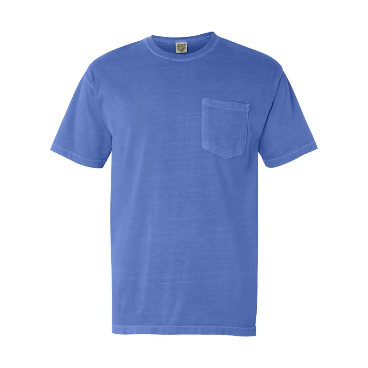 Comfort Colors Men's 6.1 oz. Garment-Dyed Pocket T-Shirt (6030CC) -FLO BLUE -XL - main product image