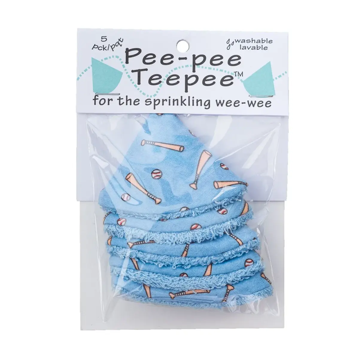 Beba Bean Pee-Pee Teepee Baby Boy Diaper Covers 5 Pack | Prevents Sprays During Changes - view 2