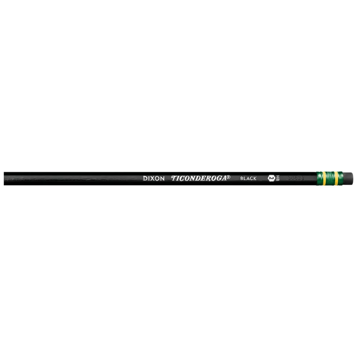 Ticonderoga Wood-Cased Pencils, Unsharpened, #2 HB Soft, Black, 12 Count | Smooth Writing Instrument - view 3