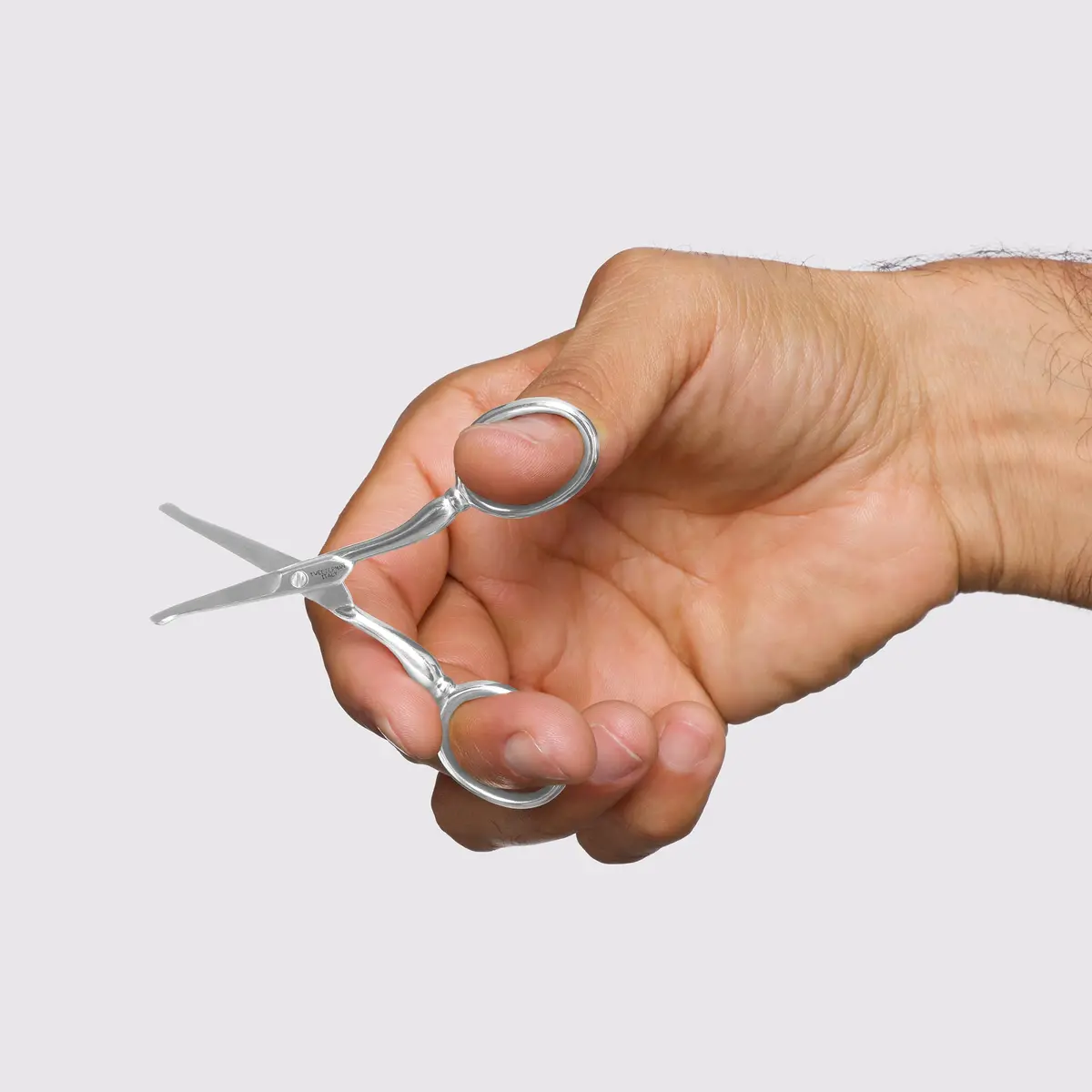 Tweezerman Facial Hair Scissors Stainless Steel | Precision Trimming for Nose, Ear & Face Hair - view 2