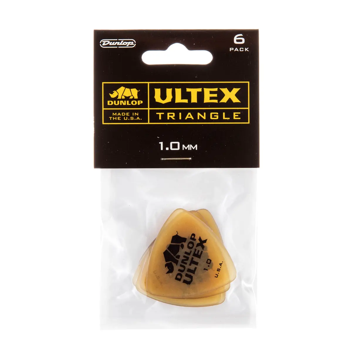 Jim Dunlop Ultex Triangle Pick 1.0mm (72 Pack) | Crystal Clear Tones & Durability - view 2