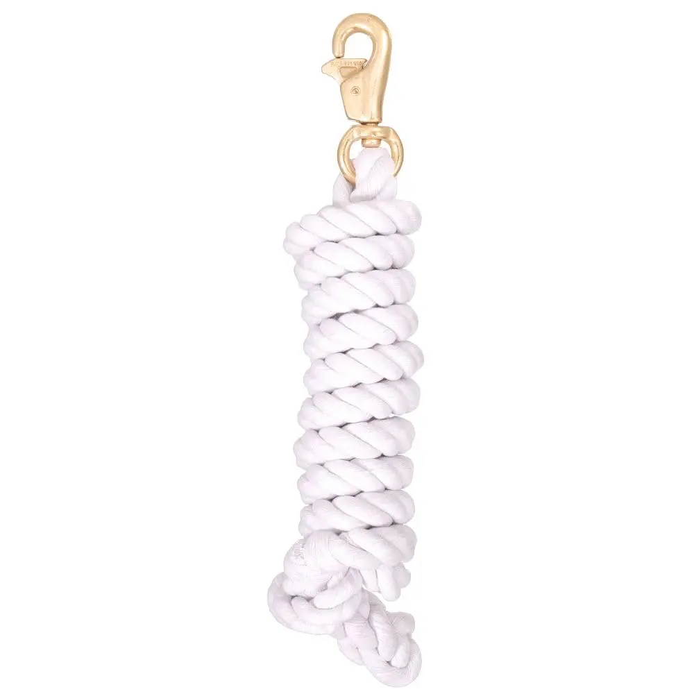 Tough 1 Braided Cotton Lead with Triggerbull Snap - White 1.8 m (6 ft) - main product image