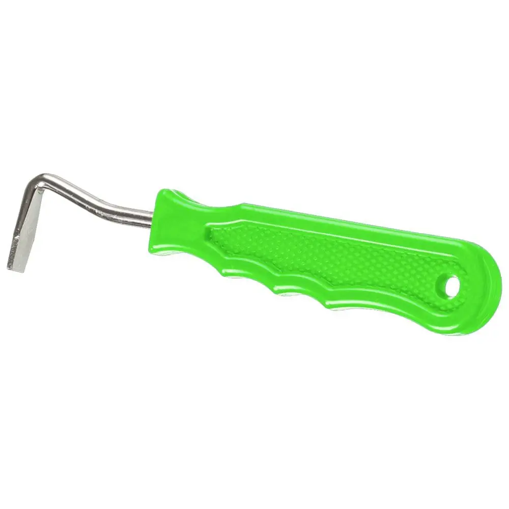Tough 1 Metal Hoof Pick, Neon Green | Durable Steel Hoof Tool with Secure Grip (70-120 chars) - main product image