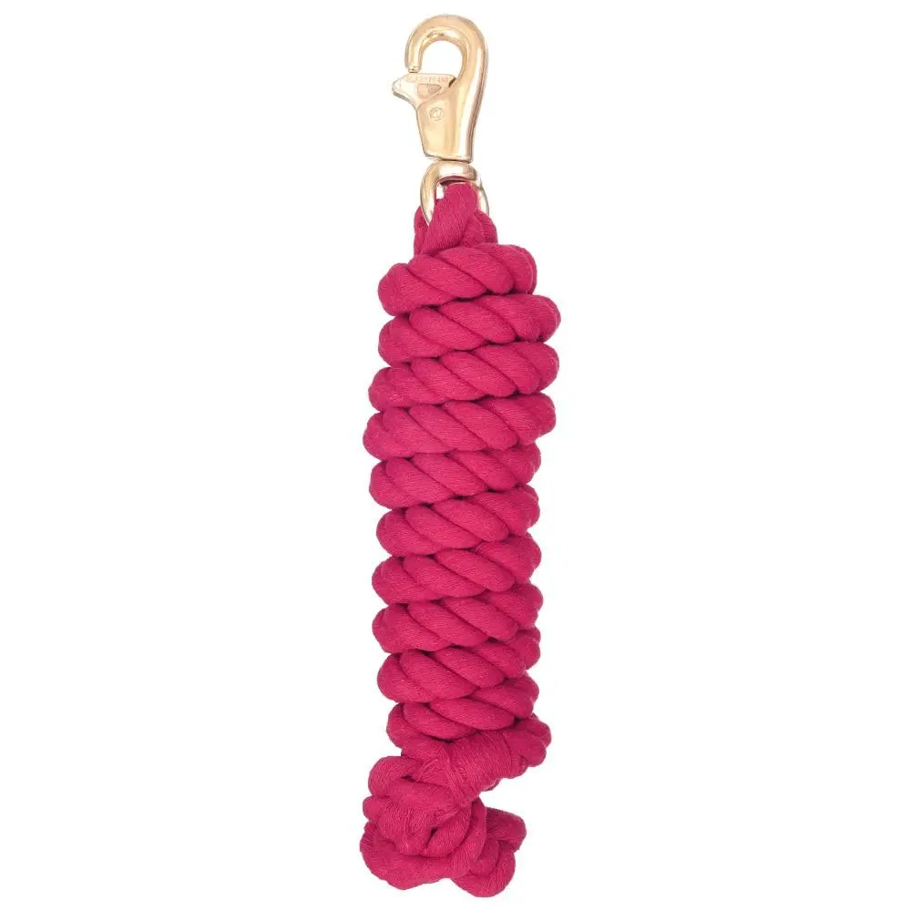 Tough 1 Braided Cotton Lead with Triggerbull Snap - Pink 2.44 m (8 1/2') - main product image