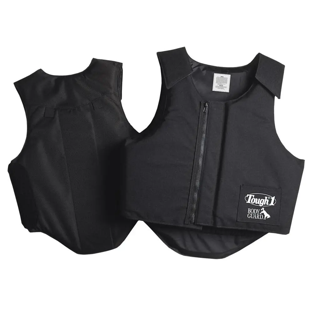 Tough 1 Bodyguard Protective Vest, Black, X-Small | Impact Protection Gear for Safety - main product image