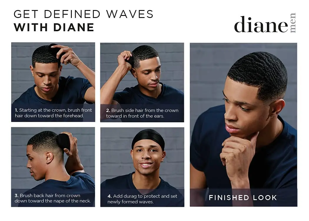 Diane Boar Bristle Club Brush for Waves & Smoothing | Fine to Medium Hair Detangler (17.25in x 2.25in x 8.5in) - view 7