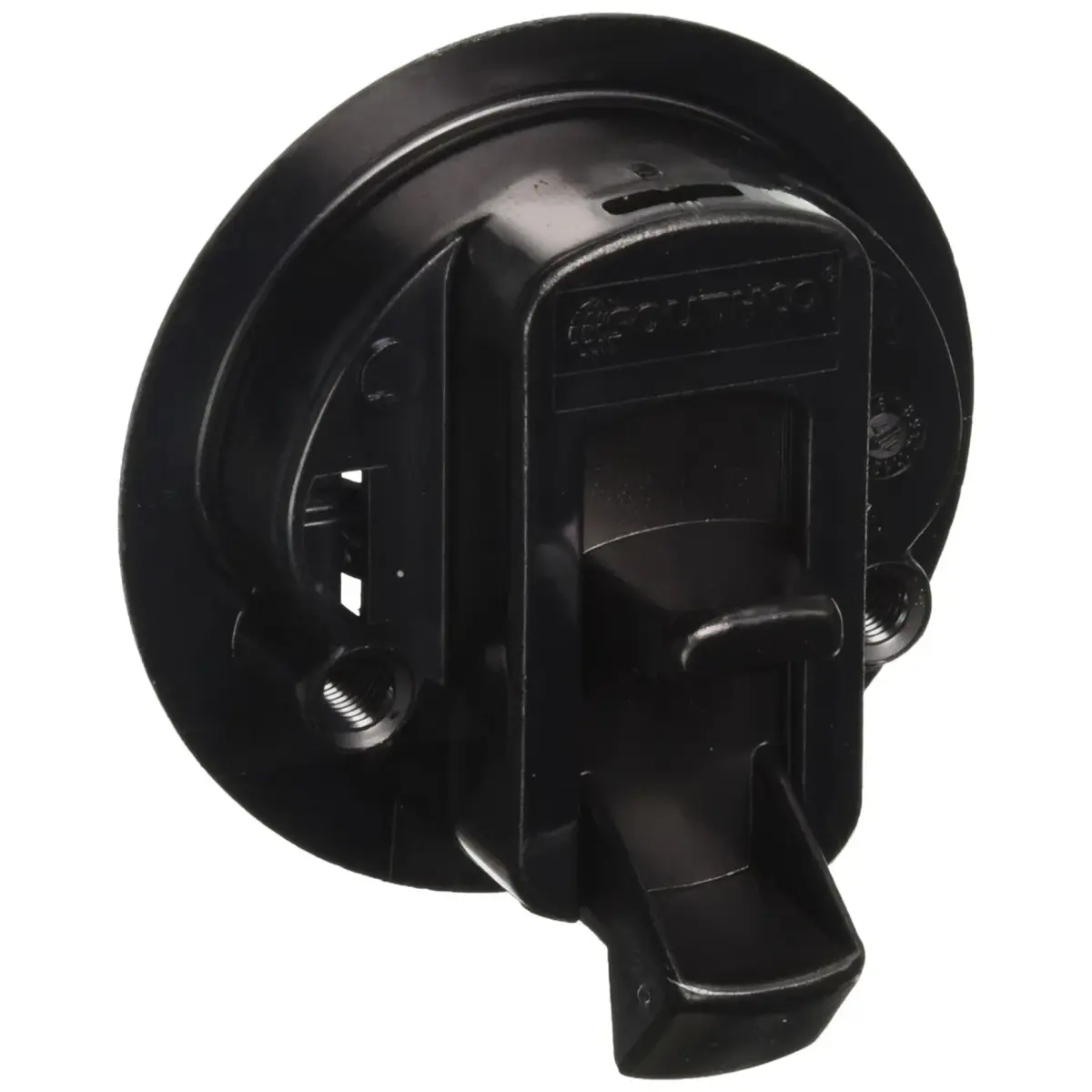 Southco M1-63 Flush Pull Latch Non-Locking Black Polycarbonate with Stainless Steel Hardware | Panel Thickness 0.475-0.675 Inches - main product image