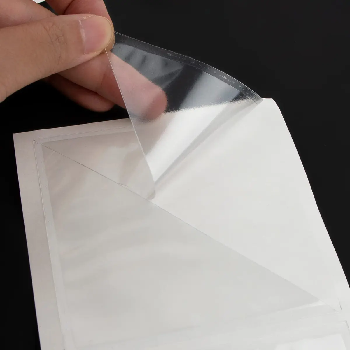 Lineco Self-Adhesive Polypropylene Mounting Corners 3 Inch | Acid-Free, Archival Quality, 100 PCS - view 4