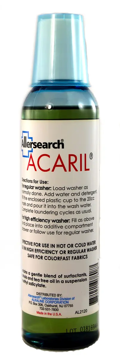 Allersearch ACARIL Laundry Additive 8 Oz | allergen removal safe for all fabrics - view 2