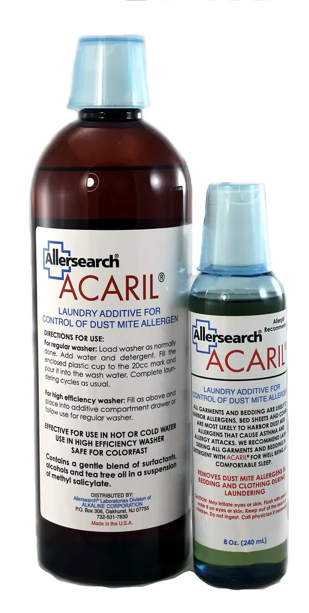 Allersearch ACARIL Laundry Additive 8 Oz | allergen removal safe for all fabrics - view 3
